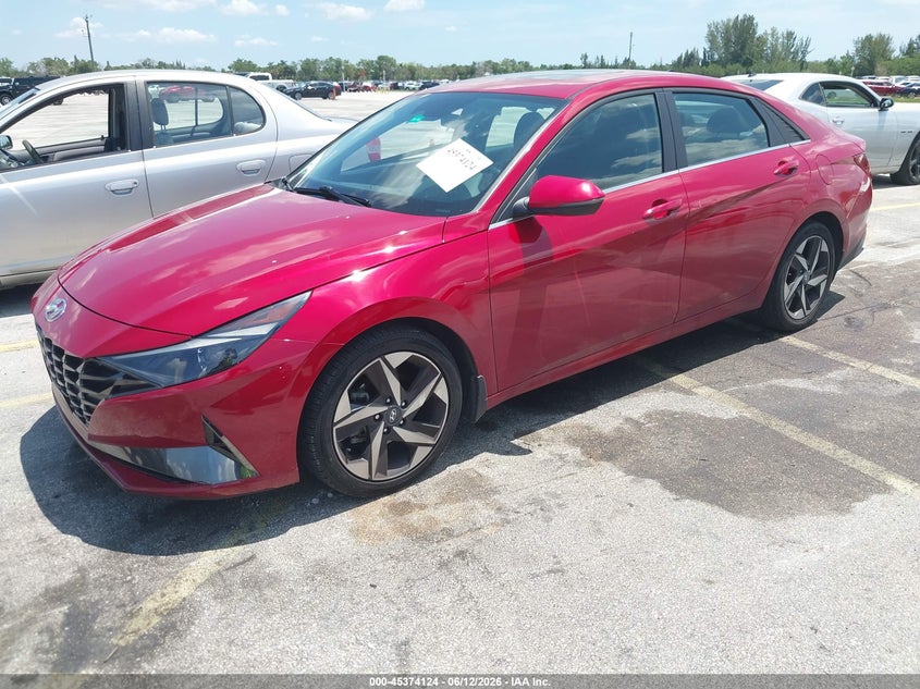 2022 Hyundai Elantra VIN KMHLN4AG1NU267273 IAAI salvage auction — RIGHT SIDE, Certificate Of Destruction (Florida), sold $3,750 on 2026-07-09 (photo 2)