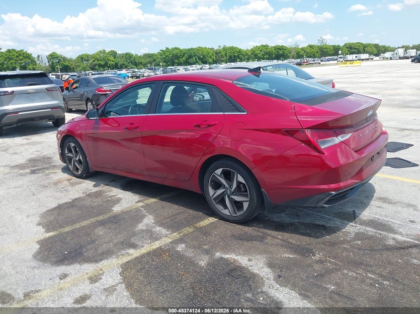 2022 Hyundai Elantra VIN KMHLN4AG1NU267273 IAAI salvage auction — RIGHT SIDE, Certificate Of Destruction (Florida), sold $3,750 on 2026-07-09 (photo 3)