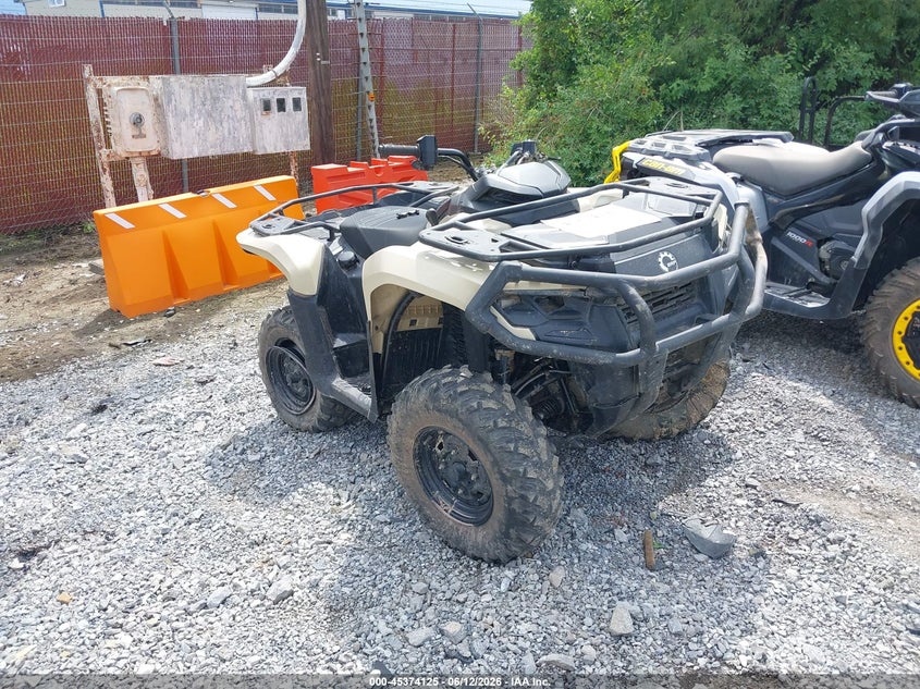 2026 Can-am/ brp Outlander VIN 3JB3GA446TJ000263 IAAI salvage auction — ROLLOVER, Salvage (Pennsylvania), sold $3,150 on 2026-07-28 (photo 1)