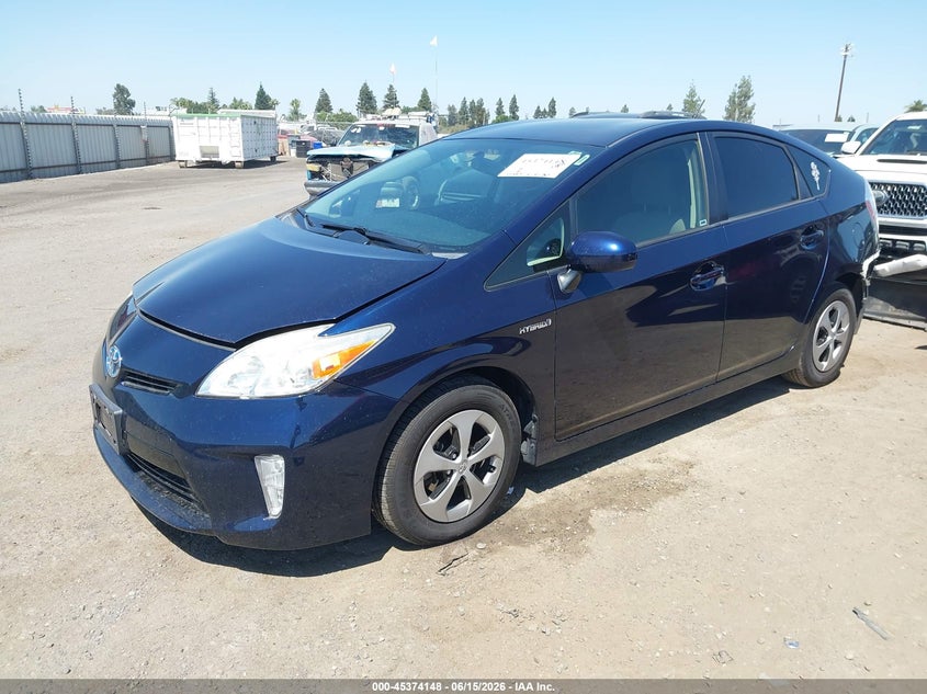 2014 Toyota Prius VIN JTDKN3DU8E0364795 IAAI salvage auction — RIGHT REAR, Salvage Title, sold $1,100 on 2026-07-21 (photo 2)