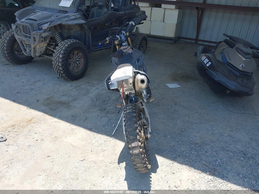 2019 Yamaha Yz450f VIN JYACJ23CXKA003847 IAAI salvage auction — FRONT & REAR, Salvage (Virginia), sold $1,800 on 2026-07-14 (photo 6)