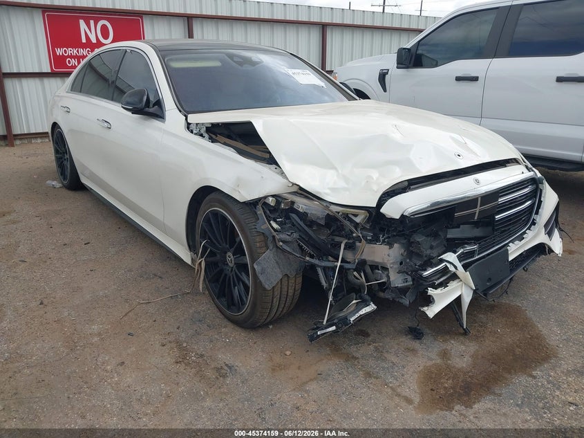 2022 Mercedes-benz S-klasse VIN W1K6G7GB4NA136919 — IAAI salvage auction photo