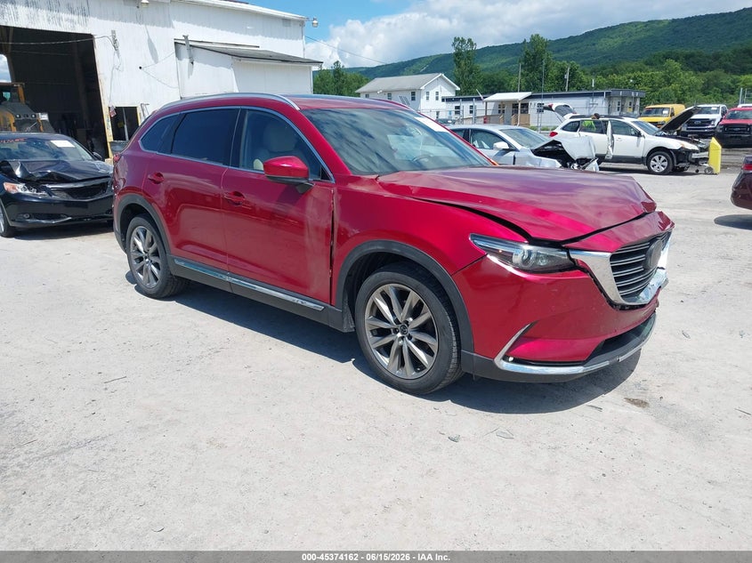 2018 Mazda Cx-9 VIN JM3TCBDY5J0217102 IAAI salvage auction — FRONT END, Salvage Title, sold $3,900 on 2026-07-18 (photo 1)