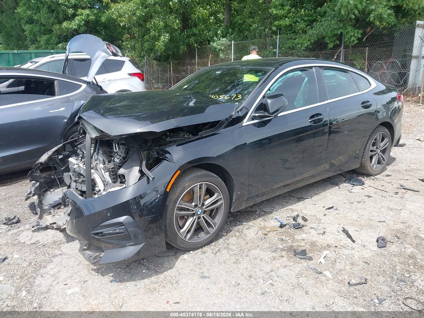2021 BMW 2er VIN WBA73AK05M7H05673 IAAI salvage auction — FRONT & REAR, Salvage (Idaho), sold $1,700 on 2026-08-12 (photo 2)