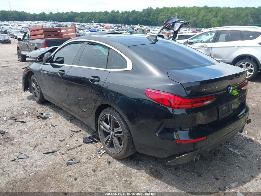 2021 BMW 2er VIN WBA73AK05M7H05673 IAAI salvage auction — FRONT & REAR, Salvage (Idaho), sold $1,700 on 2026-08-12 (photo 3)