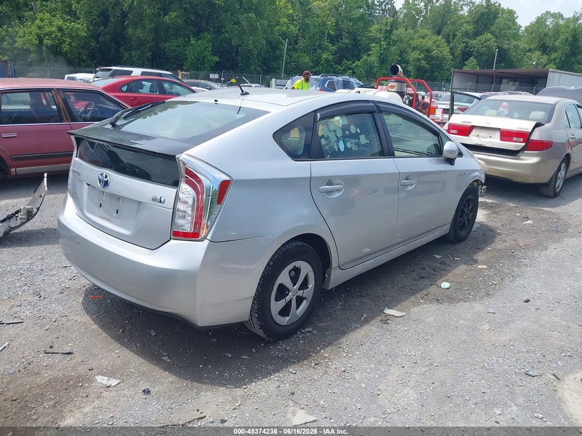 2013 Toyota Prius VIN JTDKN3DU0D1718222 IAAI salvage auction — FRONT END, Clear (Virginia), sold $1,475 on 2026-07-07 (photo 4)
