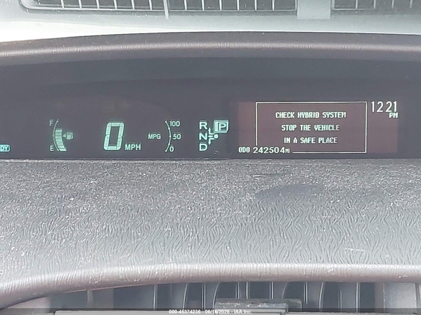 2013 Toyota Prius VIN JTDKN3DU0D1718222 IAAI salvage auction — FRONT END, Clear (Virginia), sold $1,475 on 2026-07-07 (photo 7)