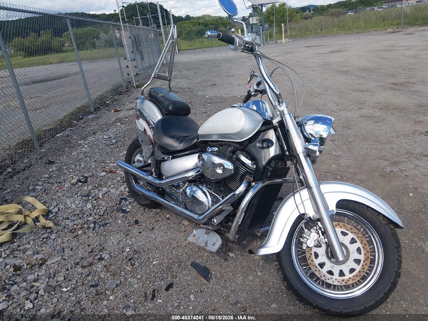 2007 Suzuki Vl800 VIN JS1VS55A372104232 IAAI salvage auction — REAR END, Salvage (West Virginia), sold $25 on 2026-07-29 (photo 1)