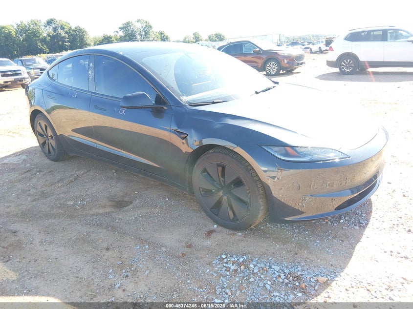 2025 Tesla Model 3 VIN 5YJ3E1EB4SF926145 IAAI salvage auction — HAIL, Salvage Title, sold $16,500 on 2026-08-02 (photo 1)