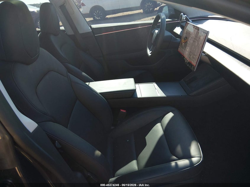 2025 Tesla Model 3 VIN 5YJ3E1EB4SF926145 IAAI salvage auction — HAIL, Salvage Title, sold $16,500 on 2026-08-02 (photo 5)