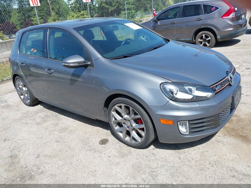 2013 Volkswagen Gti VIN WVWHD7AJ7DW120369 IAAI salvage auction — NORMAL WEAR, Clear (Washington), sold $2,250 on 2026-07-08 (photo 1)