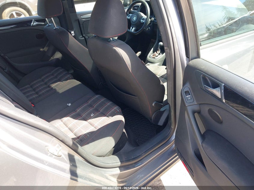 2013 Volkswagen Gti VIN WVWHD7AJ7DW120369 IAAI salvage auction — NORMAL WEAR, Clear (Washington), sold $2,250 on 2026-07-08 (photo 8)