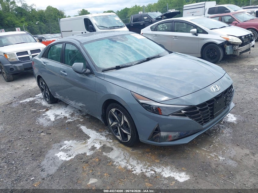 2023 Hyundai Elantra VIN KMHLN4AJ9PU045255 IAAI salvage auction — REAR END, Salvage (Virginia), sold $5,100 on 2026-07-10 (photo 1)