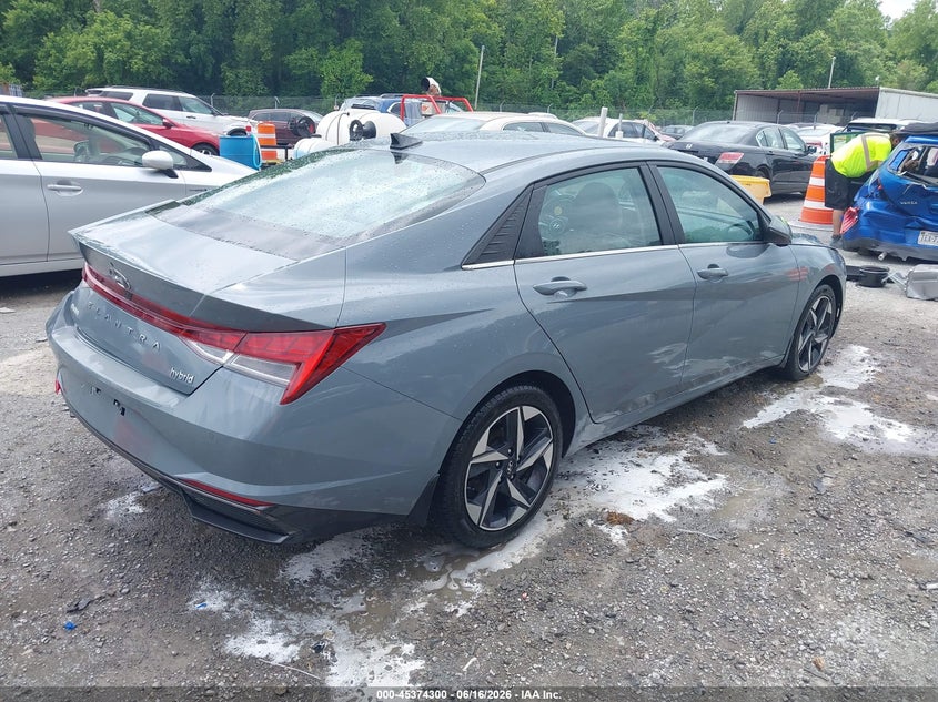 2023 Hyundai Elantra VIN KMHLN4AJ9PU045255 IAAI salvage auction — REAR END, Salvage (Virginia), sold $5,100 on 2026-07-10 (photo 4)