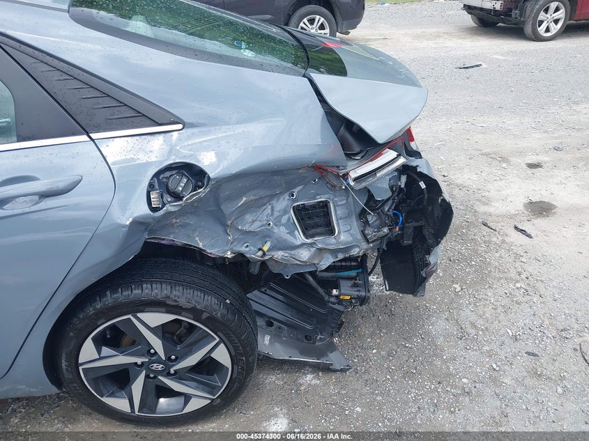 2023 Hyundai Elantra VIN KMHLN4AJ9PU045255 IAAI salvage auction — REAR END, Salvage (Virginia), sold $5,100 on 2026-07-10 (photo 6)