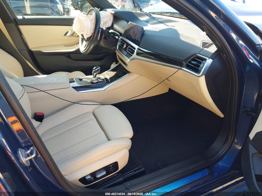 2021 BMW 3er VIN 3MW5R7J08M8B63376 IAAI salvage auction — FRONT END, Wait Title, sold $5,400 on 2026-08-01 (photo 5)