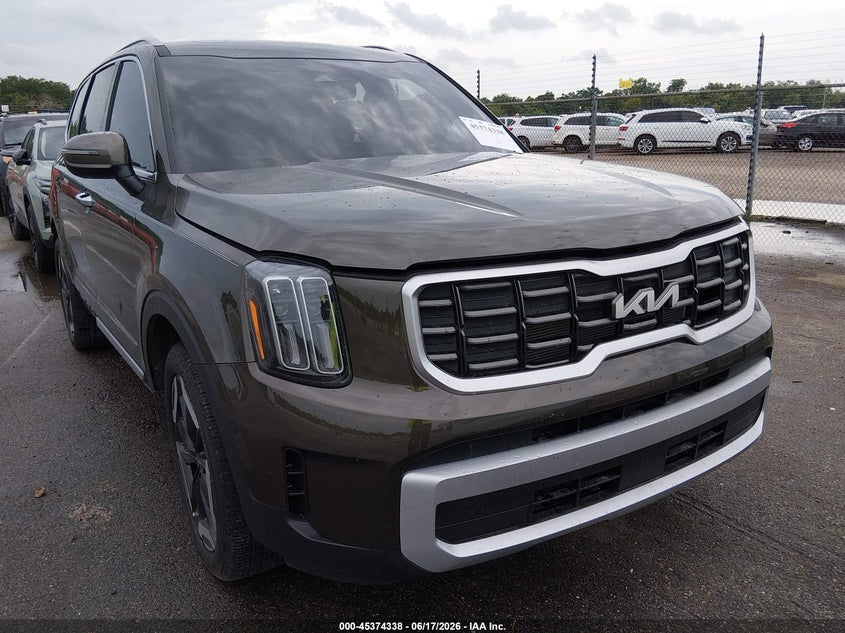 2025 Kia Telluride VIN 5XYP64GC9SG709107 IAAI salvage auction — REAR END, Salvage (Louisiana), sold $13,400 on 2026-08-01 (photo 1)