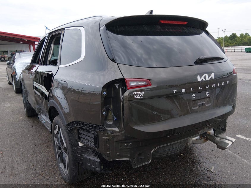 2025 Kia Telluride VIN 5XYP64GC9SG709107 IAAI salvage auction — REAR END, Salvage (Louisiana), sold $13,400 on 2026-08-01 (photo 3)