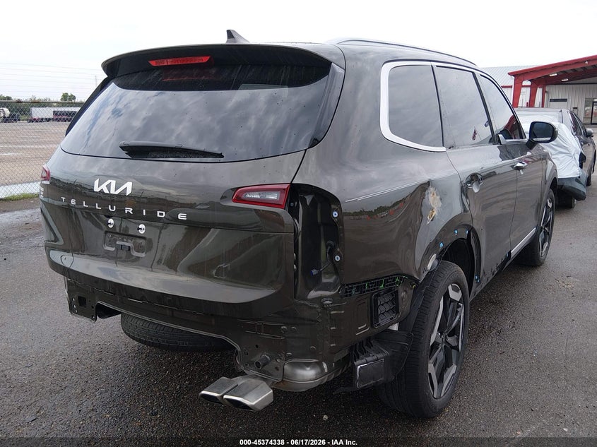 2025 Kia Telluride VIN 5XYP64GC9SG709107 IAAI salvage auction — REAR END, Salvage (Louisiana), sold $13,400 on 2026-08-01 (photo 4)