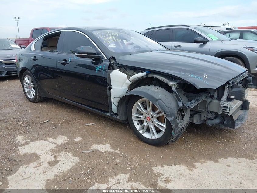 2017 Jaguar Xe VIN SAJAD4BG6HA954690 IAAI salvage auction — FRONT END, Original (Texas), sold $1,900 on 2026-08-02 (photo 1)