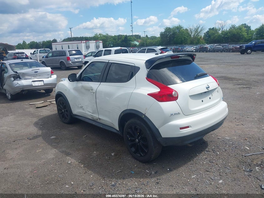 2014 Nissan Juke VIN JN8AF5MR2ET356842 IAAI salvage auction — LEFT SIDE, Clear (Virginia), sold $925 on 2026-07-07 (photo 3)