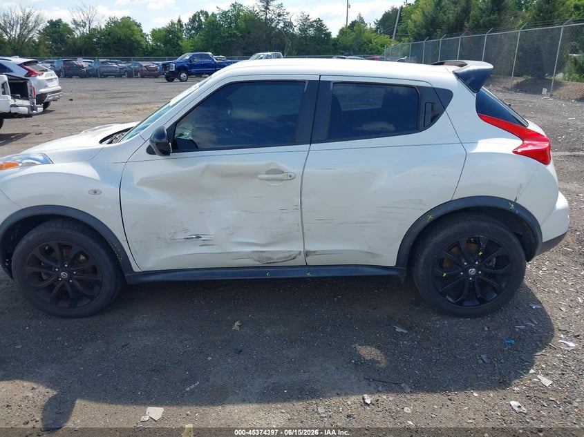 2014 Nissan Juke VIN JN8AF5MR2ET356842 IAAI salvage auction — LEFT SIDE, Clear (Virginia), sold $925 on 2026-07-07 (photo 6)