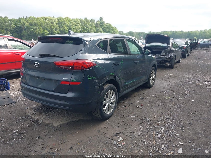 2019 Hyundai Tucson VIN KM8J2CA4XKU951671 IAAI salvage auction — REAR END, Salvage Title, sold $3,850 on 2026-07-19 (photo 4)
