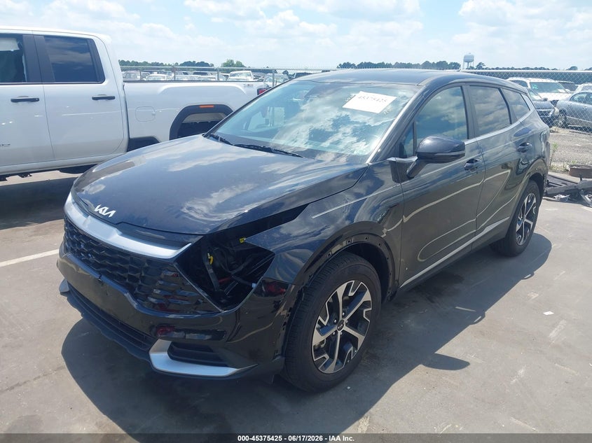 2024 Kia Sportage VIN 5XYK33DF4RG204145 IAAI salvage auction — REAR END, Salvage (North Carolina), sold $5,600 on 2026-07-23 (photo 2)