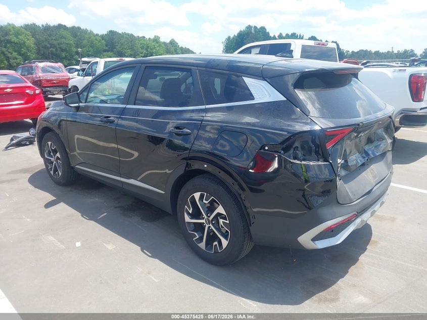 2024 Kia Sportage VIN 5XYK33DF4RG204145 IAAI salvage auction — REAR END, Salvage (North Carolina), sold $5,600 on 2026-07-23 (photo 3)