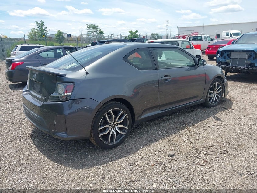2014 Scion Tc VIN JTKJF5C71E3073868 IAAI salvage auction — LEFT FRONT, Salvage (Illinois), sold $900 on 2026-07-15 (photo 4)