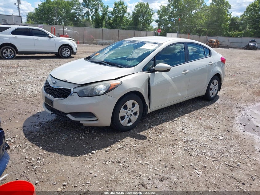 2015 Kia Forte VIN KNAFK4A67F5301288 IAAI salvage auction — FRONT END, Salvage (Ohio), sold $775 on 2026-07-13 (photo 2)