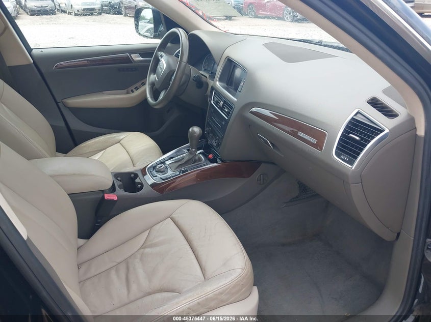 2010 Audi Q5 VIN WA1LKAFP0AA006470 IAAI salvage auction — FRONT END, Salvage (Alabama), sold $100 on 2026-07-07 (photo 5)