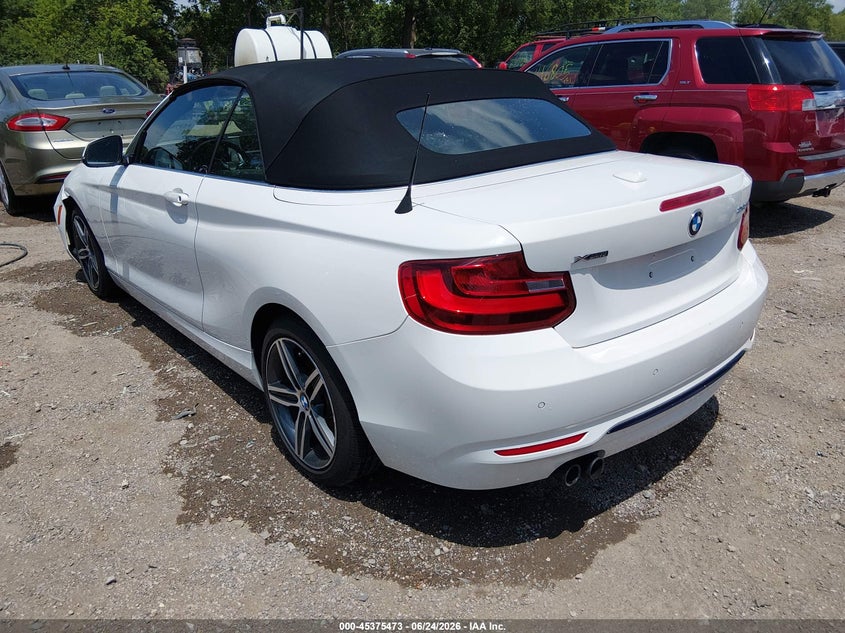 2017 BMW 2er VIN WBA2M9C5XHV717252 IAAI salvage auction — FRONT END, Clear (Indiana), sold $875 on 2026-07-29 (photo 3)