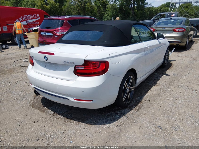 2017 BMW 2er VIN WBA2M9C5XHV717252 IAAI salvage auction — FRONT END, Clear (Indiana), sold $875 on 2026-07-29 (photo 4)