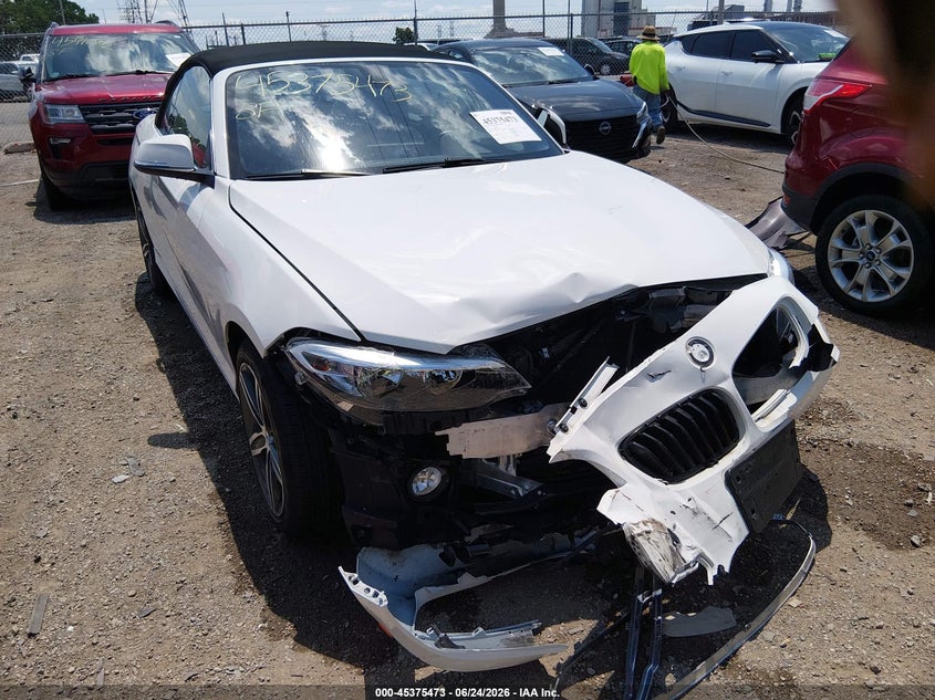 2017 BMW 2er VIN WBA2M9C5XHV717252 IAAI salvage auction — FRONT END, Clear (Indiana), sold $875 on 2026-07-29 (photo 6)