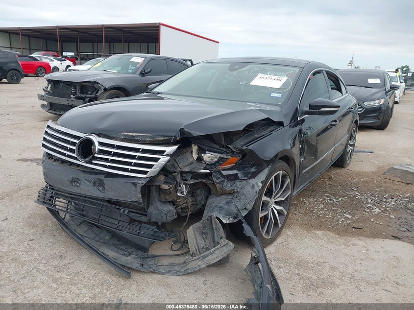 2016 Volkswagen Passat cc VIN WVWGU7AN3GE518980 IAAI salvage auction — FRONT END, Salvage (Texas), sold $575 on 2026-07-28 (photo 2)