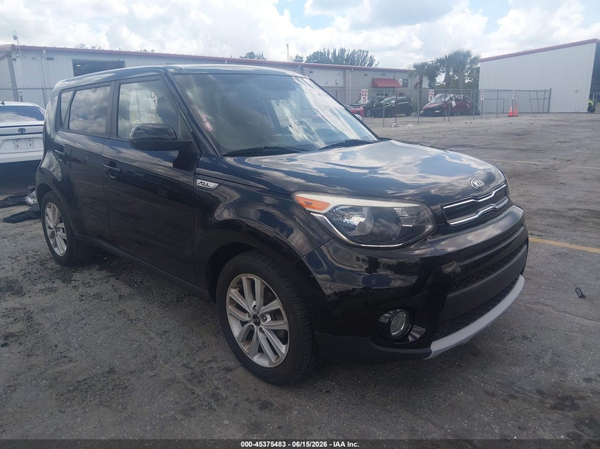 2019 Kia Soul VIN KNDJP3A54K7629640 IAAI salvage auction — REAR END, Salvage Title, sold $2,100 on 2026-07-20 (photo 1)