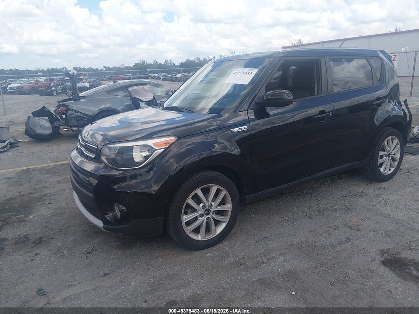 2019 Kia Soul VIN KNDJP3A54K7629640 IAAI salvage auction — REAR END, Salvage Title, sold $2,100 on 2026-07-20 (photo 2)