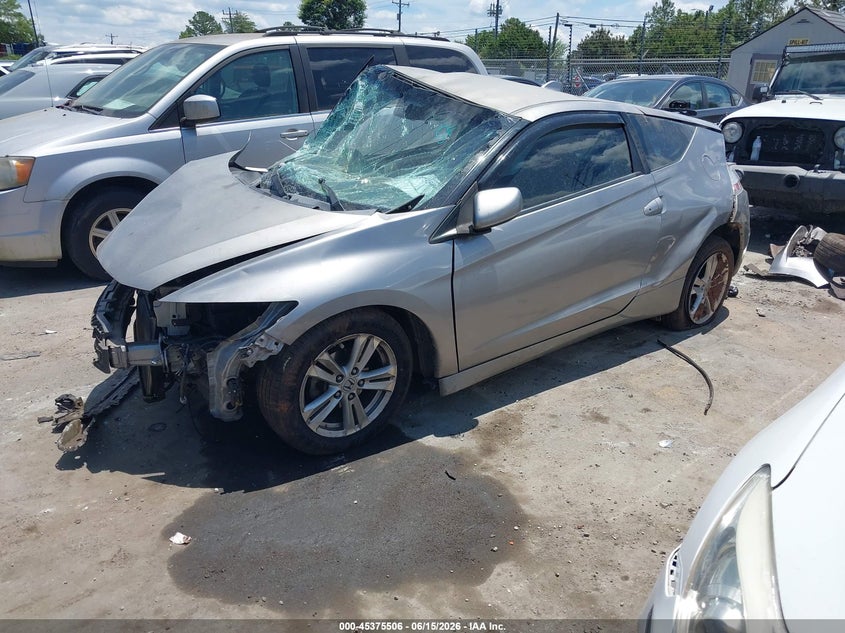 2011 Honda Cr-z VIN JHMZF1D64BS015326 IAAI salvage auction — ROLLOVER, Salvage (North Carolina), sold $400 on 2026-07-13 (photo 2)