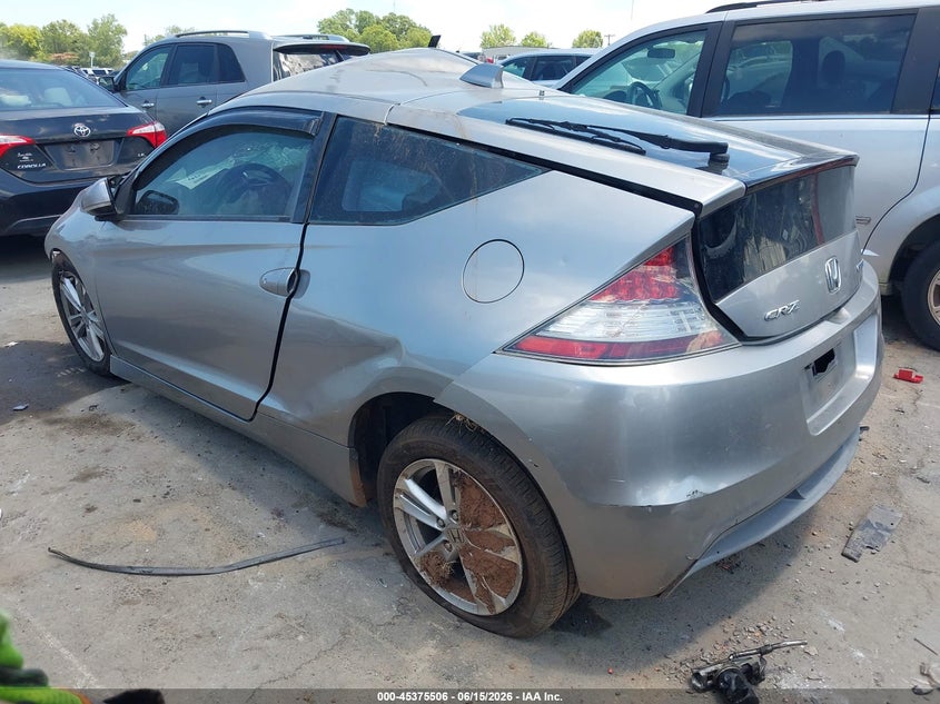 2011 Honda Cr-z VIN JHMZF1D64BS015326 IAAI salvage auction — ROLLOVER, Salvage (North Carolina), sold $400 on 2026-07-13 (photo 3)