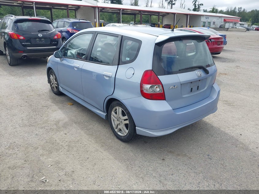 2008 Honda Fit VIN JHMGD38698S000784 IAAI salvage auction — RIGHT SIDE, Bill Of Sale (Washington), sold $500 on 2026-07-08 (photo 3)