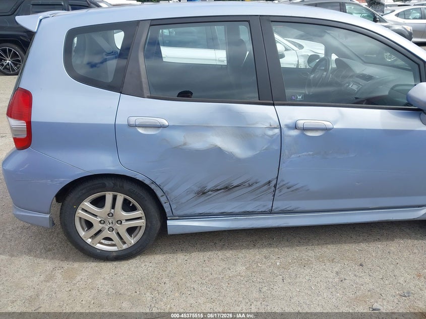 2008 Honda Fit VIN JHMGD38698S000784 IAAI salvage auction — RIGHT SIDE, Bill Of Sale (Washington), sold $500 on 2026-07-08 (photo 6)