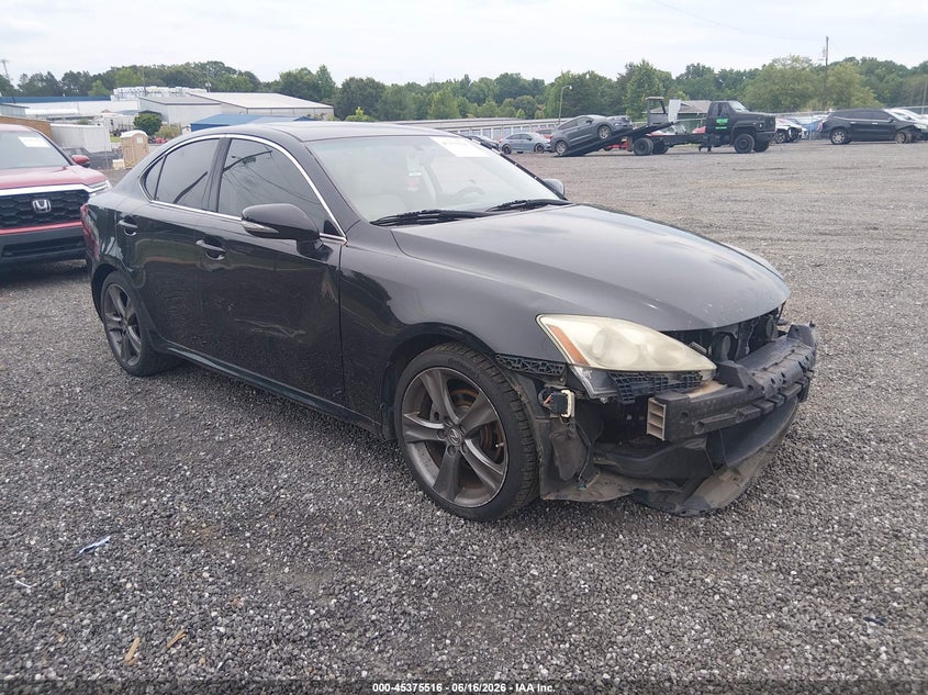 2012 Lexus Is VIN JTHBF5C2XC5180644 IAAI salvage auction — LEFT FRONT, Salvage (South Carolina), sold $1,650 on 2026-07-14 (photo 1)