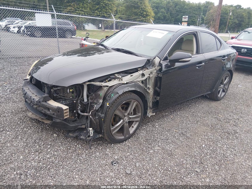 2012 Lexus Is VIN JTHBF5C2XC5180644 IAAI salvage auction — LEFT FRONT, Salvage (South Carolina), sold $1,650 on 2026-07-14 (photo 2)