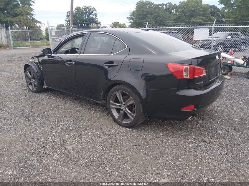 2012 Lexus Is VIN JTHBF5C2XC5180644 IAAI salvage auction — LEFT FRONT, Salvage (South Carolina), sold $1,650 on 2026-07-14 (photo 3)