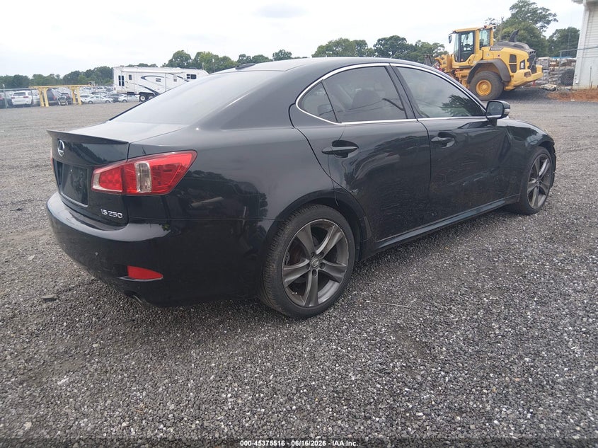 2012 Lexus Is VIN JTHBF5C2XC5180644 IAAI salvage auction — LEFT FRONT, Salvage (South Carolina), sold $1,650 on 2026-07-14 (photo 4)