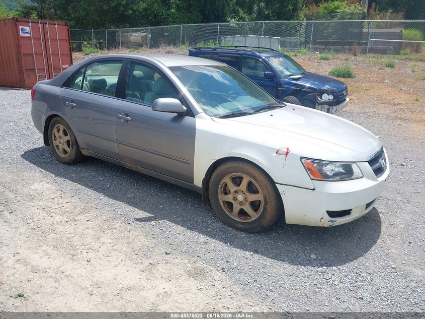 2006 Hyundai Sonata VIN 5NPEU46F06H152580 IAAI salvage auction — NORMAL WEAR, Clear (Virginia), sold $100 on 2026-07-14 (photo 1)
