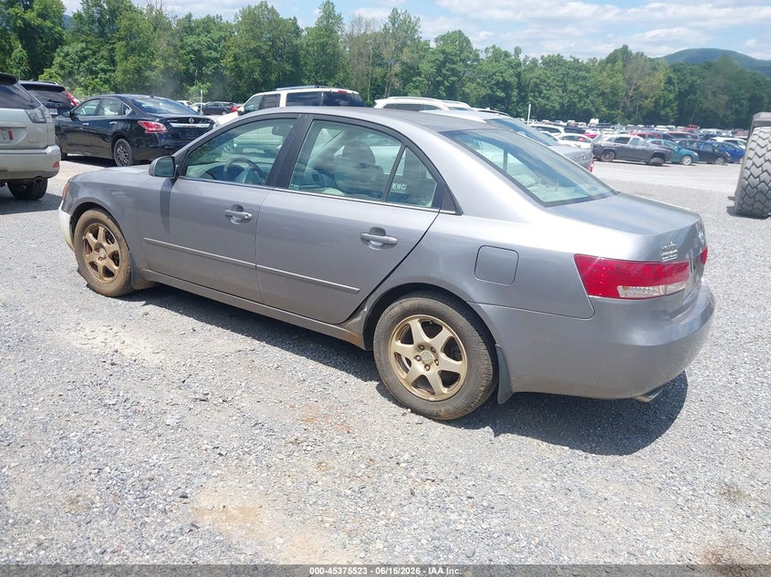2006 Hyundai Sonata VIN 5NPEU46F06H152580 IAAI salvage auction — NORMAL WEAR, Clear (Virginia), sold $100 on 2026-07-14 (photo 3)