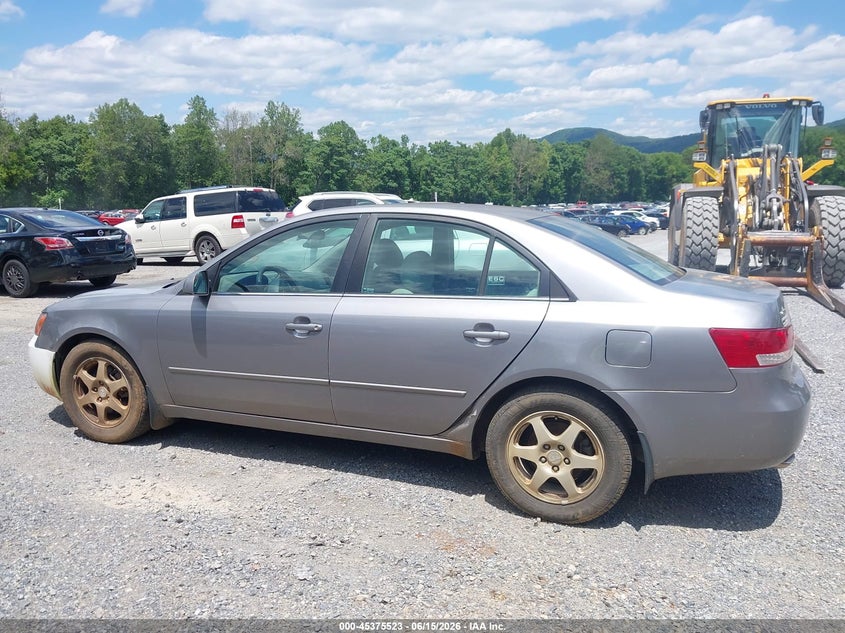 2006 Hyundai Sonata VIN 5NPEU46F06H152580 IAAI salvage auction — NORMAL WEAR, Clear (Virginia), sold $100 on 2026-07-14 (photo 6)