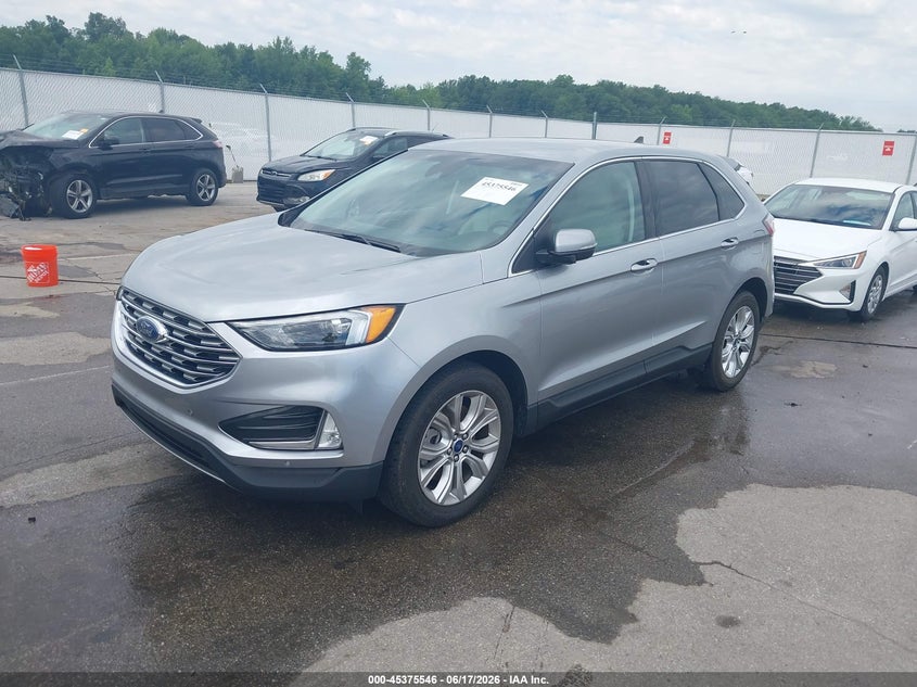 2022 Ford Edge VIN 2FMPK4K96NBB07891 IAAI salvage auction — REAR END, Salvage (Indiana), sold $8,550 on 2026-07-16 (photo 2)